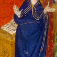 Book of Hours, Master of Morgan 453, Paris 1400-1450. Cambridge, Harvard University, Houghton Library, Manuscript Typ 032. fol. 21