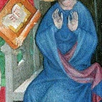 Antiphonarium, Historiated initial S. 15th century. Codex Claustroneoburgensis 66. fol 327v