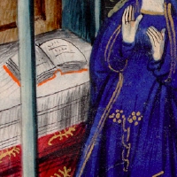 Book of Hours, use of Paris, Boethius Illuminator, France, early XV c. Huntington Library,  HM 1142. fol. 24