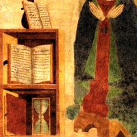 Scuola del Ghirlandaio, affresco, XV secolo, Certaldo, chiesa dei Santi Tommaso e Prospero.