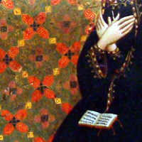 Bernardo Daddi, Élément de prédelle, 1335, Ancienne collection Campana, Rome, entré au Louvre en 1863.