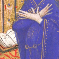 Book of hours, France, medium of the XV c. Huntington Library, HM 1101, fol. 1v