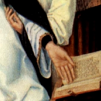 Hans Memling, oil on panel, transferred to canvas, 1480–1489, Metropolitan Museum of Art, New York