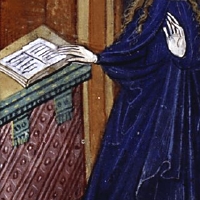 Book of hours, Sarum use. Bruges, 1440. New York Public Library, Manuscript Spencer 3, fol. 22