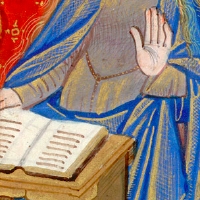Book of Hours, use of Rome, France, early XVI c. Huntington Library, HM 1171, fol 37v
