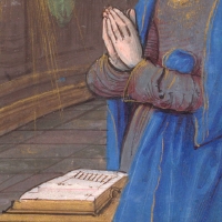 Book of Hours, use of Rome, in a style influenced by Bourdichon, France, 1513, fol. 55v, Huntington Library, HM 1088