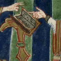 Liber pontificalis von Cambrai. Arras, Benediktinerabtei St. Vaast, 1050. Köln, Dombibliothek, Codex 141