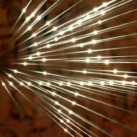 Étoile, ficelles et lumière. École nationale des beaux arts de Dijon / Consortium. Novembre 98