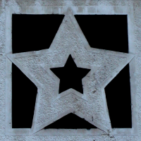 Sculptures d'Etoiles pentagonales
