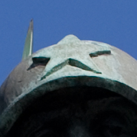 étoiles pentagonales sculptées