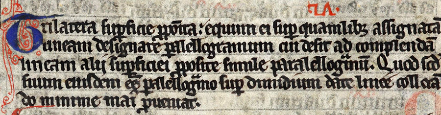 Leipzig, Universitätsbibliothek Rep. I 68c, Robert of Chester’s Redaction of Euclid’s Elements, the so-called Adelard II, s.XIII