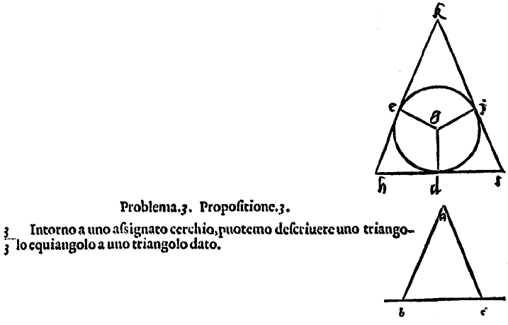 diligentemente rassettato e alla integrità ridottoper il degno professore di tal scientie Nicolò Tartalea. Con una ampla espositione dello istesso tradottore di nuovo aggionta. 1565.