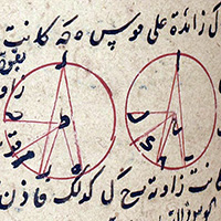 Philadalphia,  Lawrence J. Schoenberg Collection, LJS 286.  Tadhkirah uṣūl handasah al-ḥisāb li-Uqlīdis