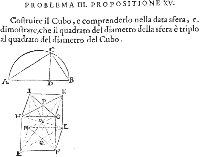 Euclide restituto, overo Gli antichi elementi geometrici ristaurati e facilitati da Vitale Giordano da Bitonto. Roma : Bernabò