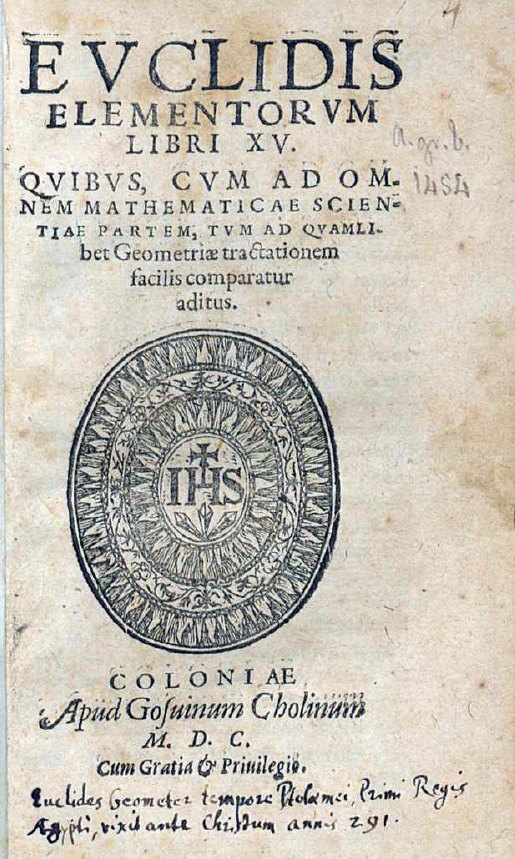 Apud Maternum & Cholinum, Coloniae. 1587-1600-1612