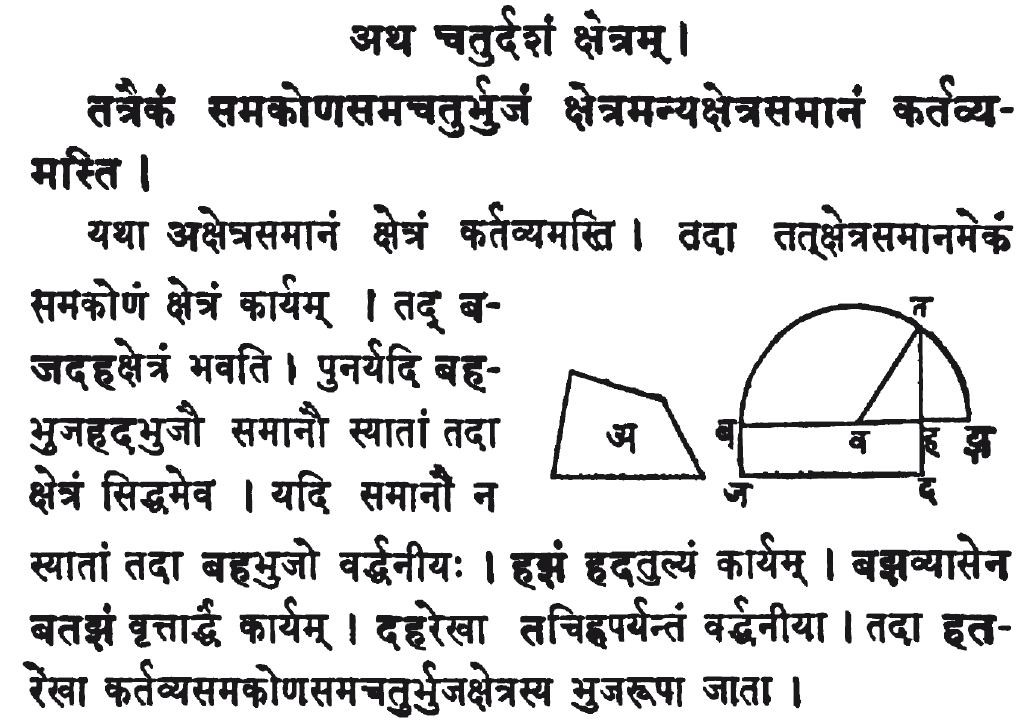 The Rekhâganita or geometry in sanskrit composed by Samrâd Jagannâtha, Bombay, Government central book depôt. 1901