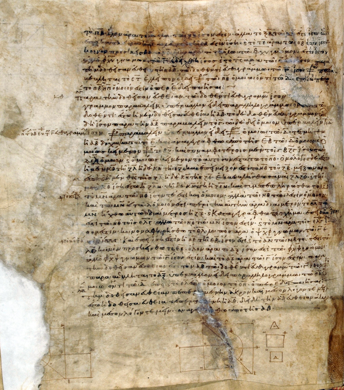 Biblioteca Medicea Laurenziana. Pluteus XXVIII. 3. Codex graecus membranaceus. in 4°.   Xe siècle.