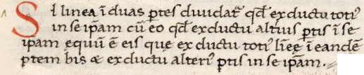 Biblioteca Medicea Laurenziana, San Marco 212, CAMPANI IN LIBROS EUCLIDIS