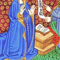Book of hours, Rouen, follower of the Talbot Master, 1440-1449, Pierpont Morgan Library. Manuscript. M.202.  fol. 38r