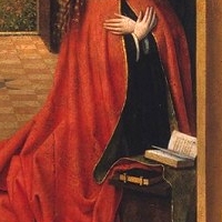 Petrus Christus, olieverf op paneel, 1452, Groeningemuseum Brugge