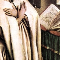Jan van Eyck, oil on wood, Cathedral of St Bavo, Ghent