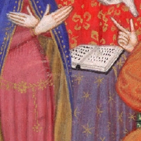 Book of Hours, use of Rouen, Master of Sir John Fastolf,  middle of the XV c. Huntington Library, HM 1099, fol. 21