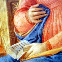 Filippo Lippi, Egg tempera on wood, 1450-1453, London, National Gallery.