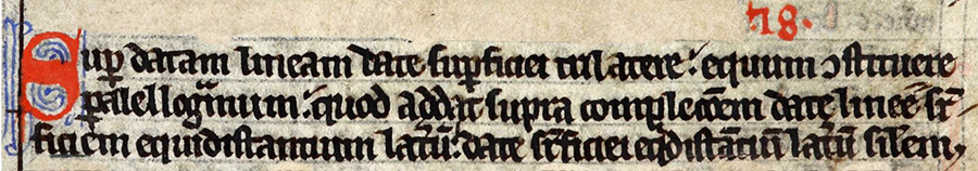Leipzig, Universitätsbibliothek Rep. I 68c, Robert of Chester’s Redaction of Euclid’s Elements, the so-called Adelard II, s.XIII