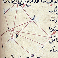 Philadalphia,  Lawrence J. Schoenberg Collection, LJS 286.  Tadhkirah uṣūl handasah al-ḥisāb li-Uqlīdis