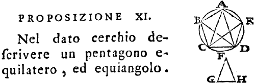 Niccolo Martelli. Elementi piani, e solidi d'Euclide. Firenze, 1734.